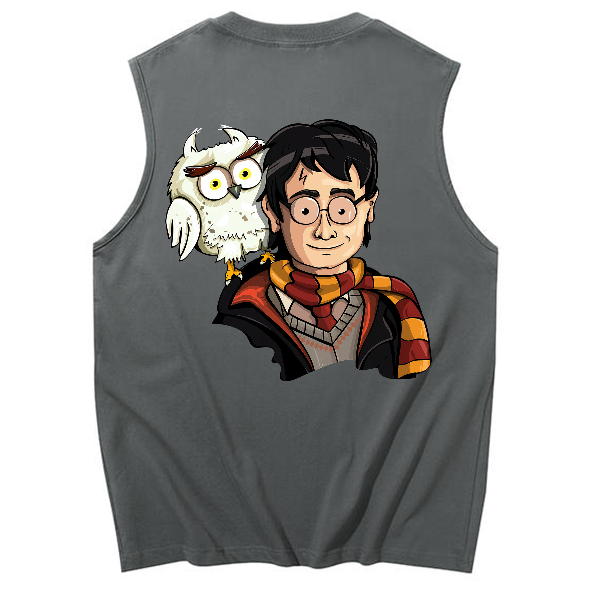 （画像用） Harry Potter ハリー・ポッターシリーズ コットン100％タンクトップ（背面プリント）